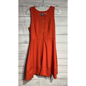 Vince Camuto Red Flare Sheath  Dress Sz 8
